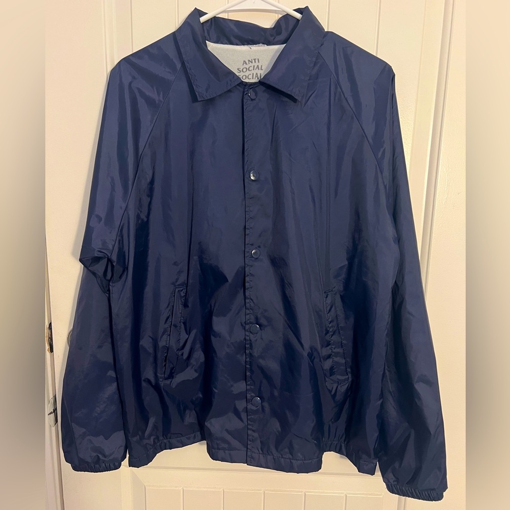 ANTI SOCIAL SOCIAL CLUB Men's Dark Blue Lightweight Jacket